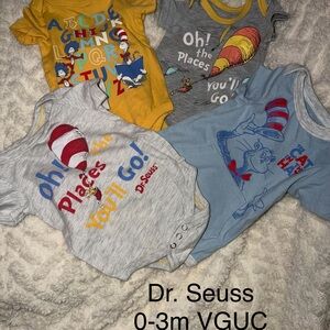 Dr. Seuss Colorful Baby Bodysuits Collection